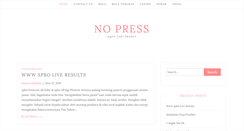 Desktop Screenshot of nopress.net