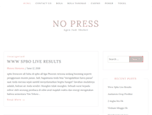 Tablet Screenshot of nopress.net
